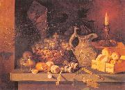 Ivan Khrutsky Still Life with a Candle Sweden oil painting artist